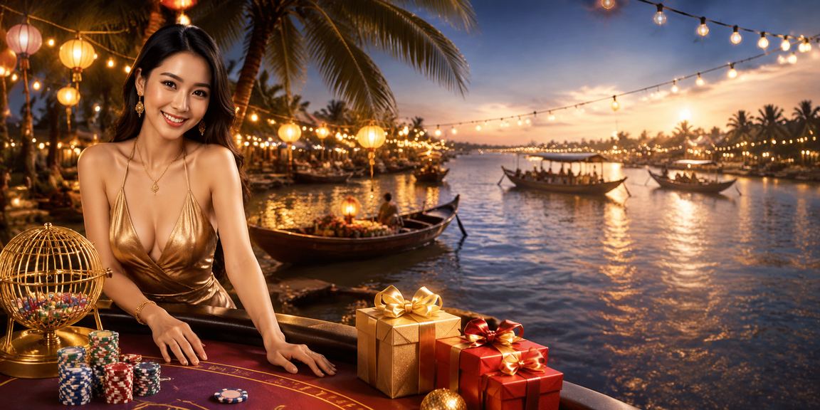 Khung cảnh giải trí và cá cược trên bãi biển